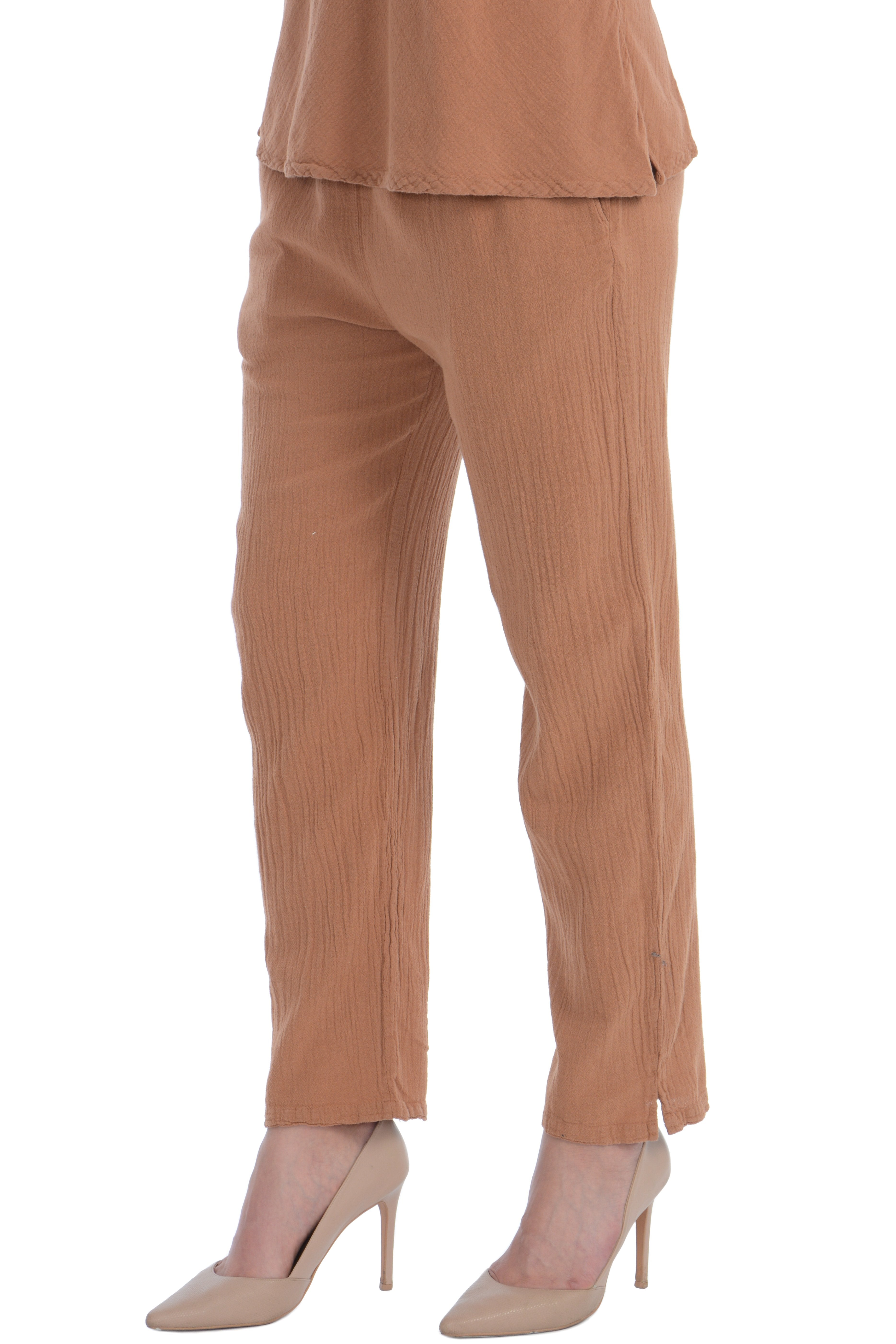 Maria de Guadalajara: Basic Pants in Cinnamon | KAQE