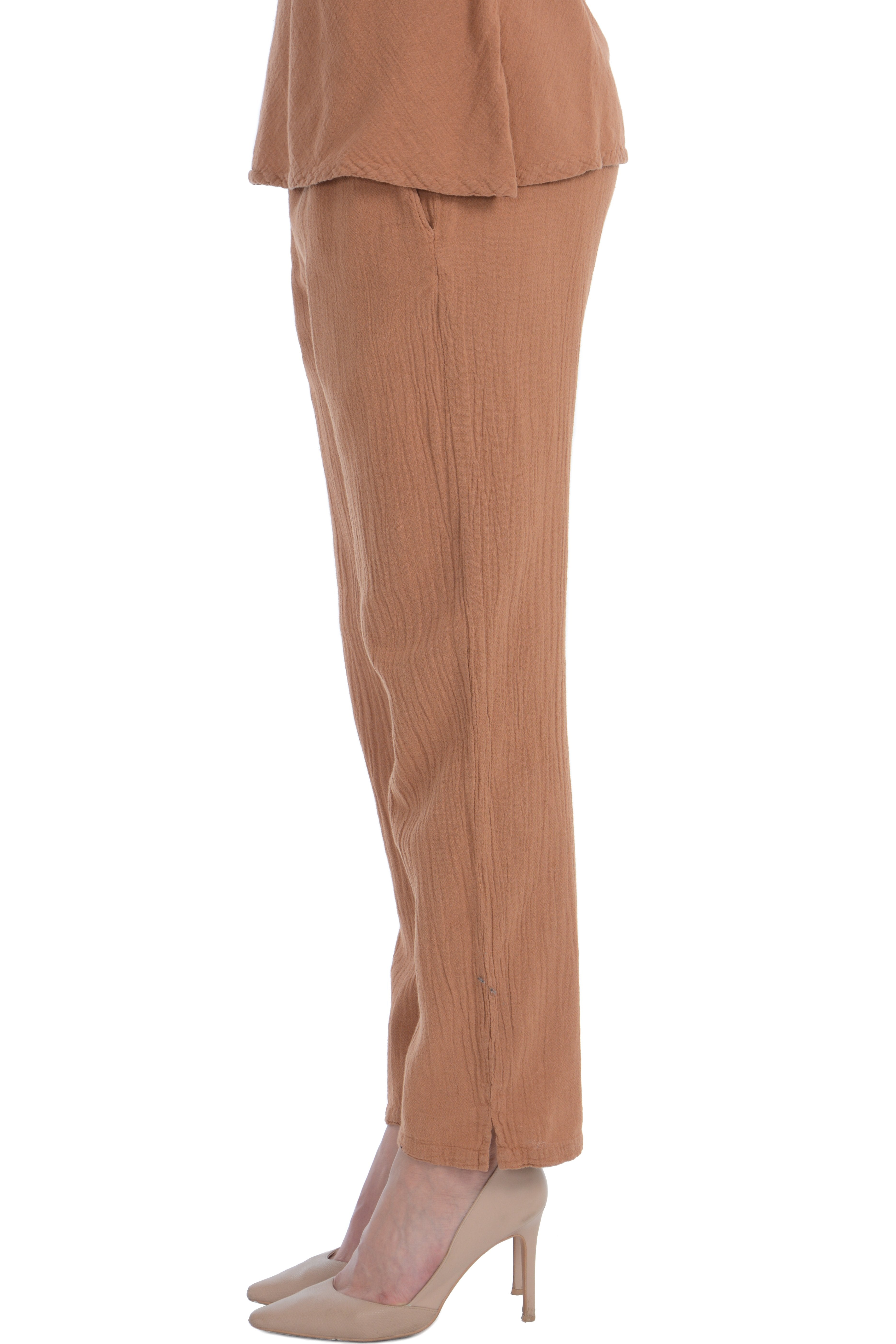 Maria de Guadalajara: Basic Pants in Cinnamon | KAQE