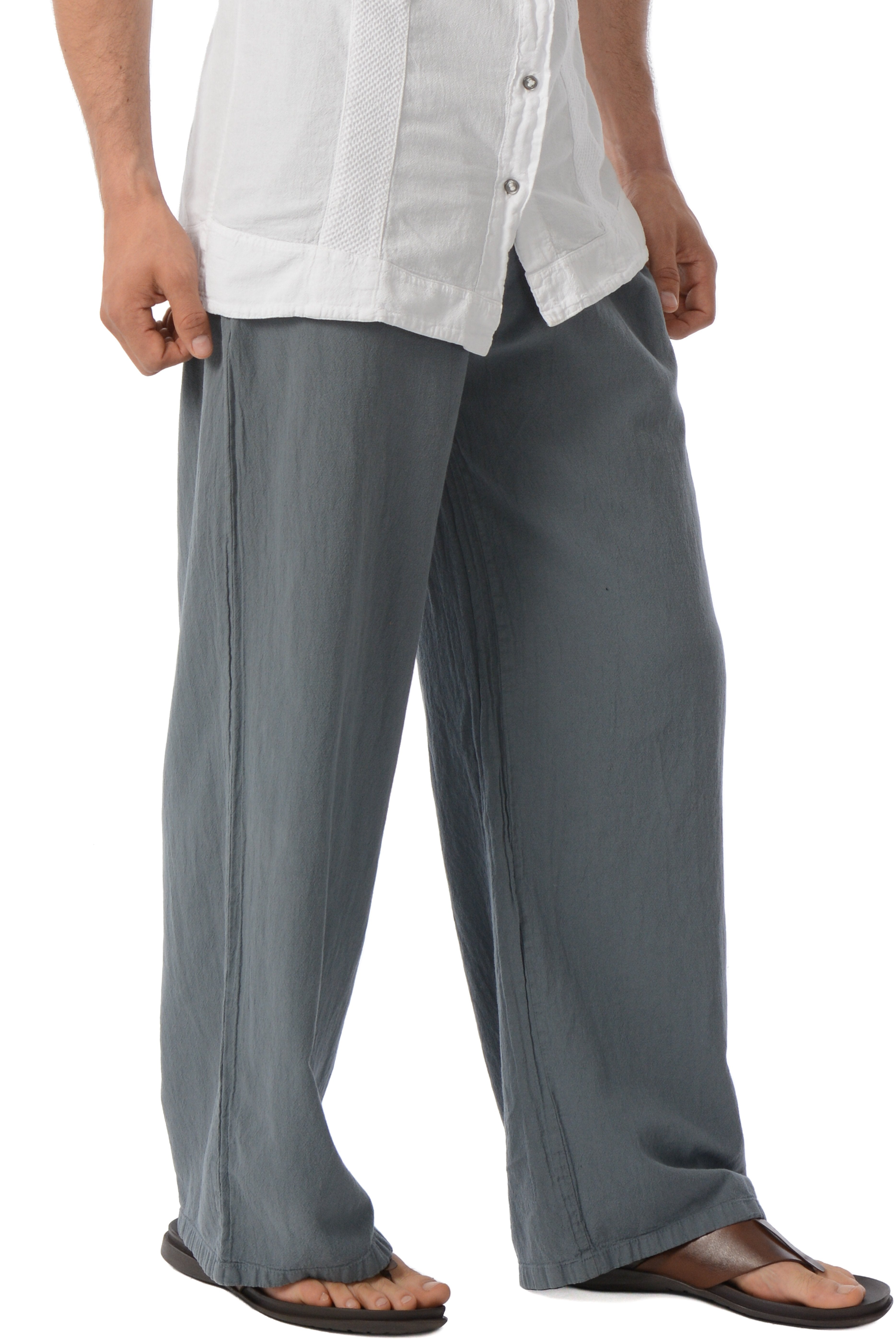 Maria de Guadalajara: Bay Pants in Gray | KAQE