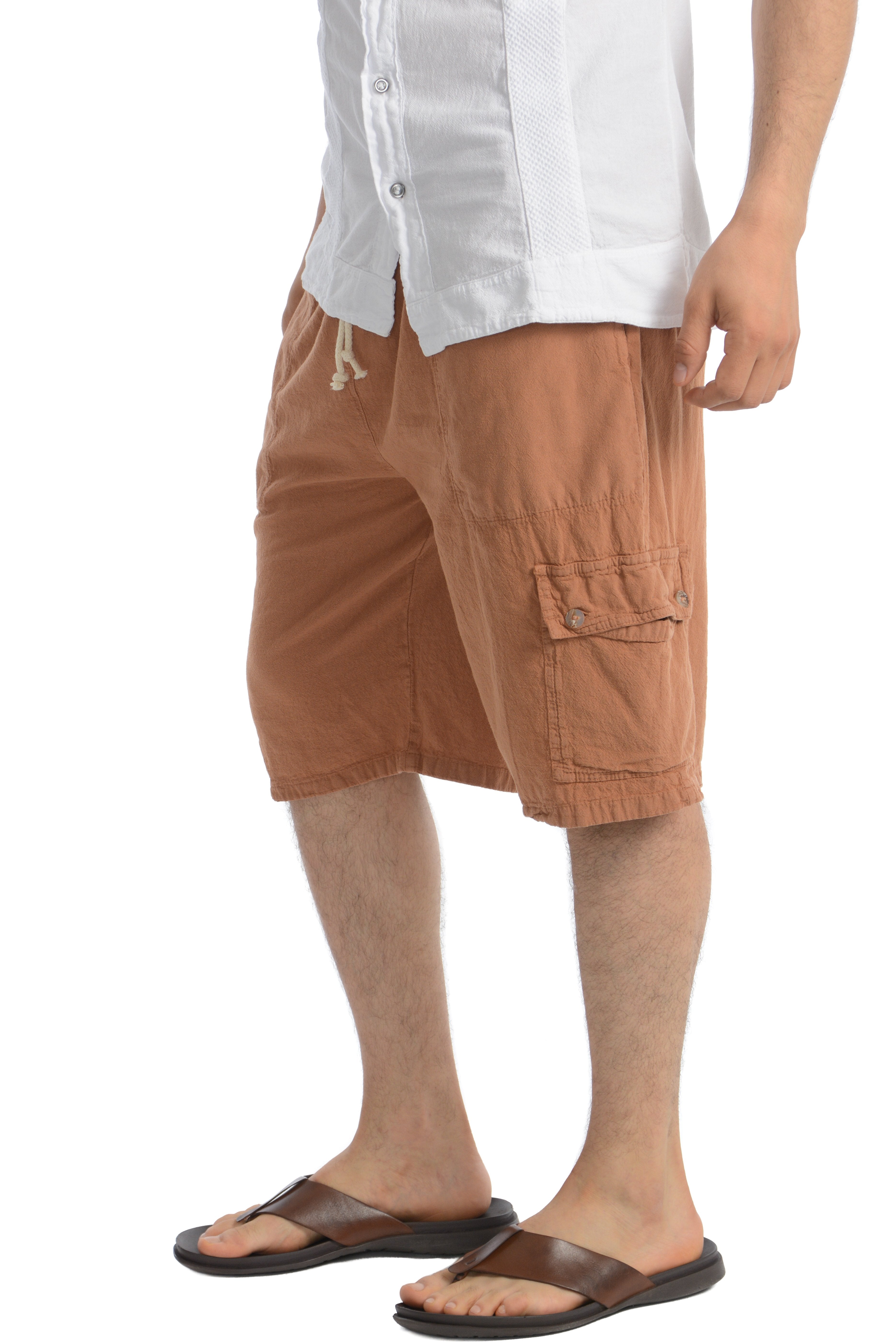 Maria de Guadalajara: Caiman Shorts in Cinnamon | KAQE