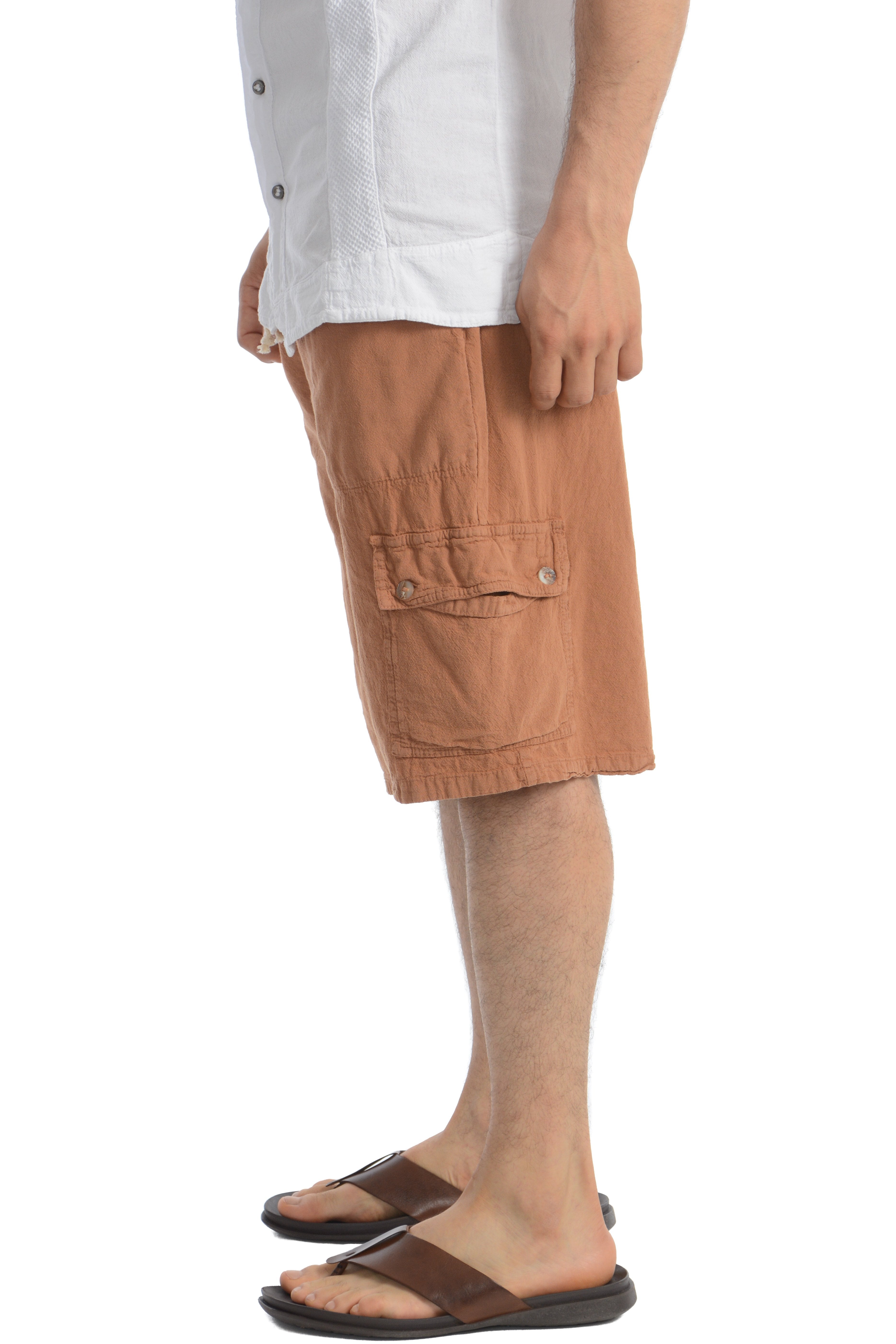 Maria de Guadalajara: Caiman Shorts in Cinnamon | KAQE