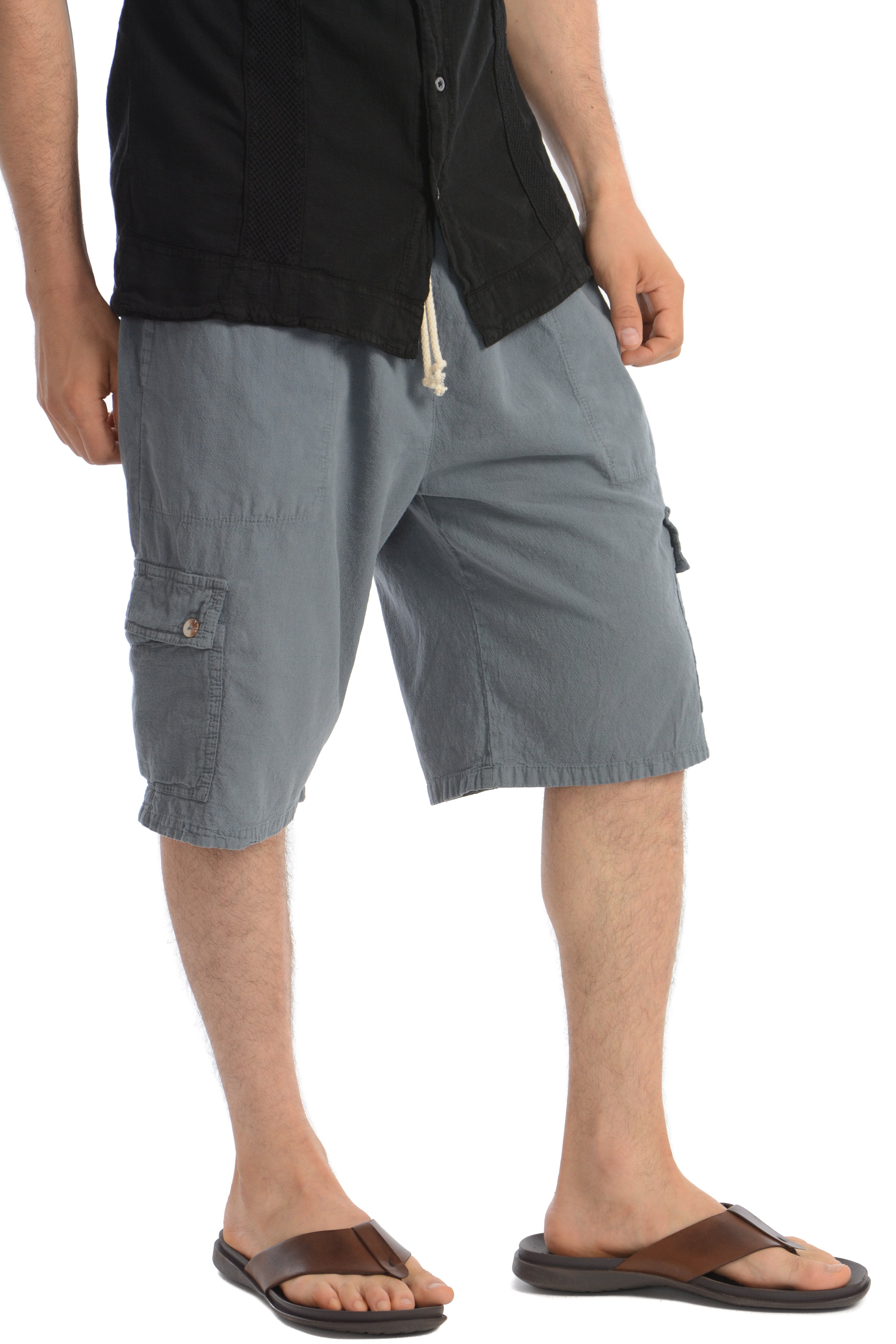 Maria de Guadalajara: Caiman Shorts in Gray | KAQE