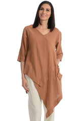 Maria de Guadalajara: Cliff Blouse in Cinnamon | KAQE