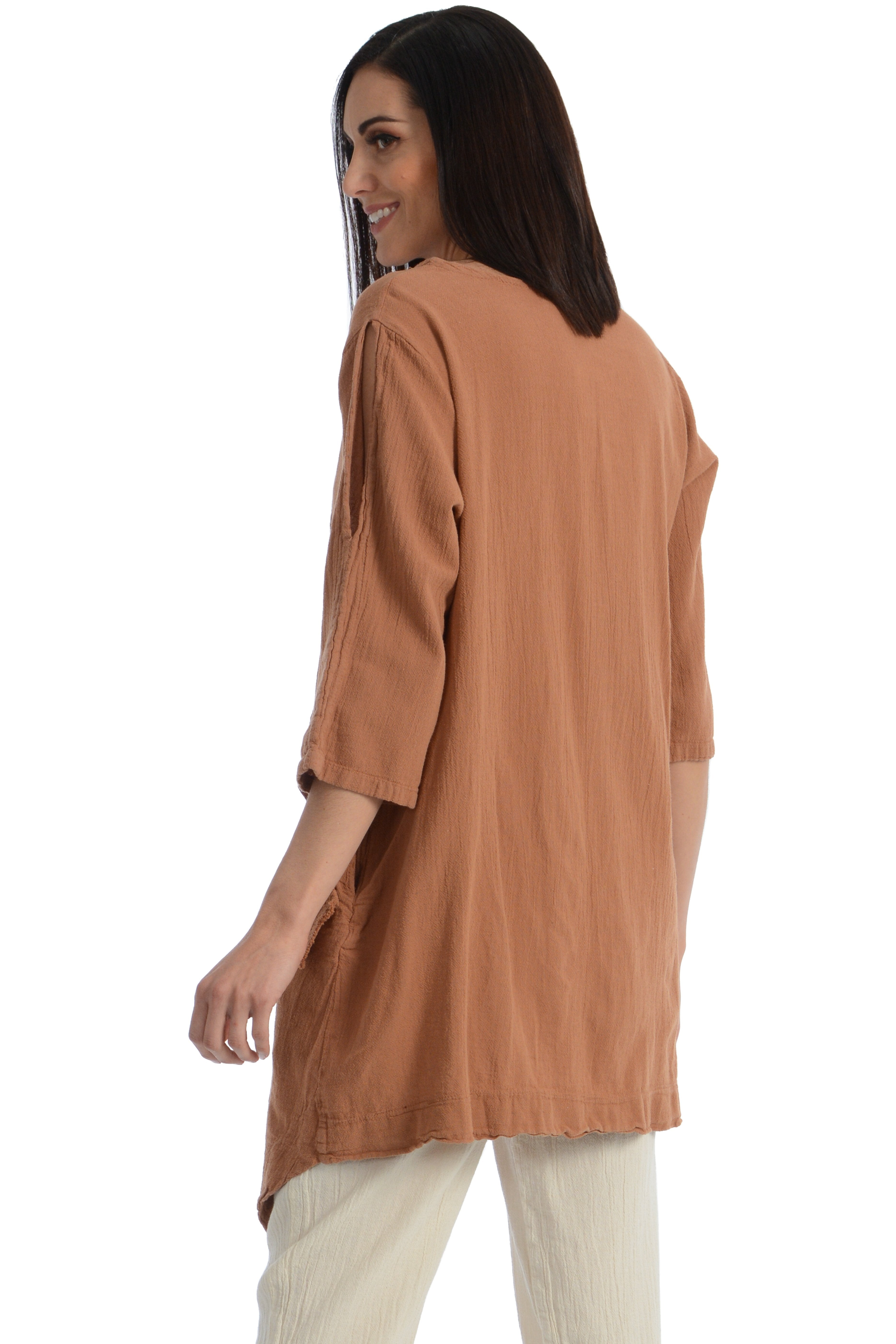 Maria de Guadalajara: Cliff Blouse in Cinnamon | KAQE