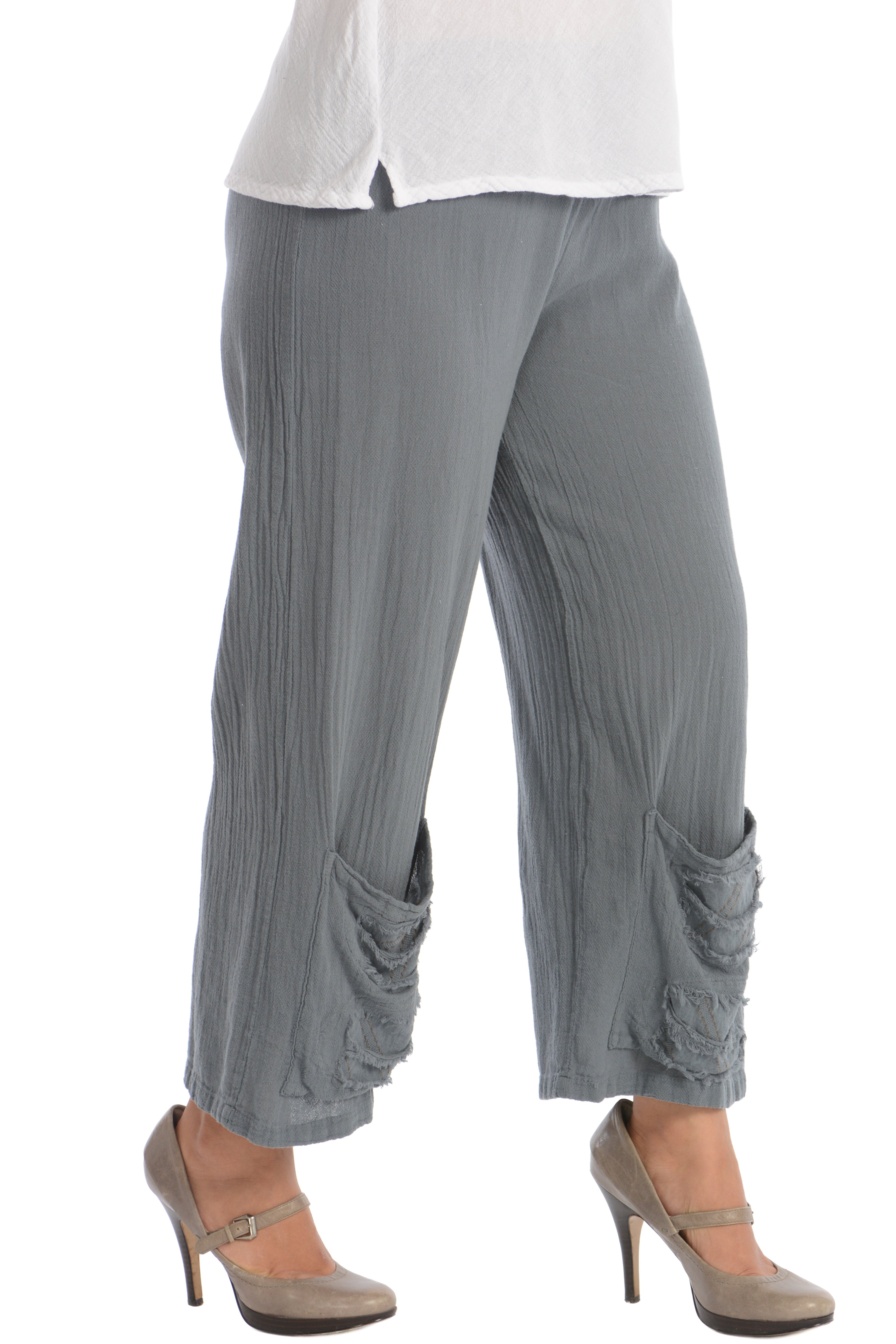 Maria de Guadalajara: Cod Pants in Gray | KAQE