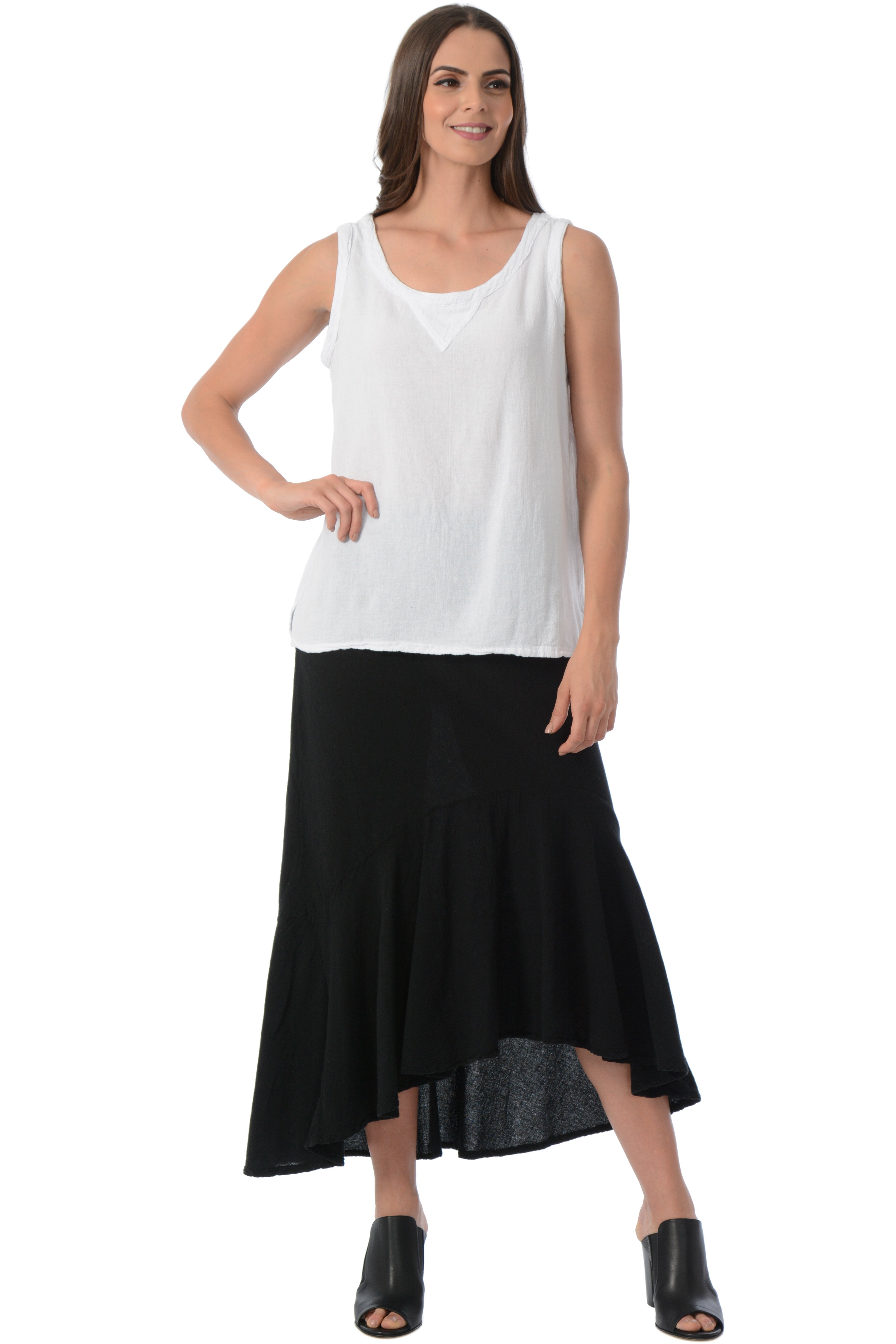 Maria de Guadalajara: Coralia Skirt in Black | KAQE