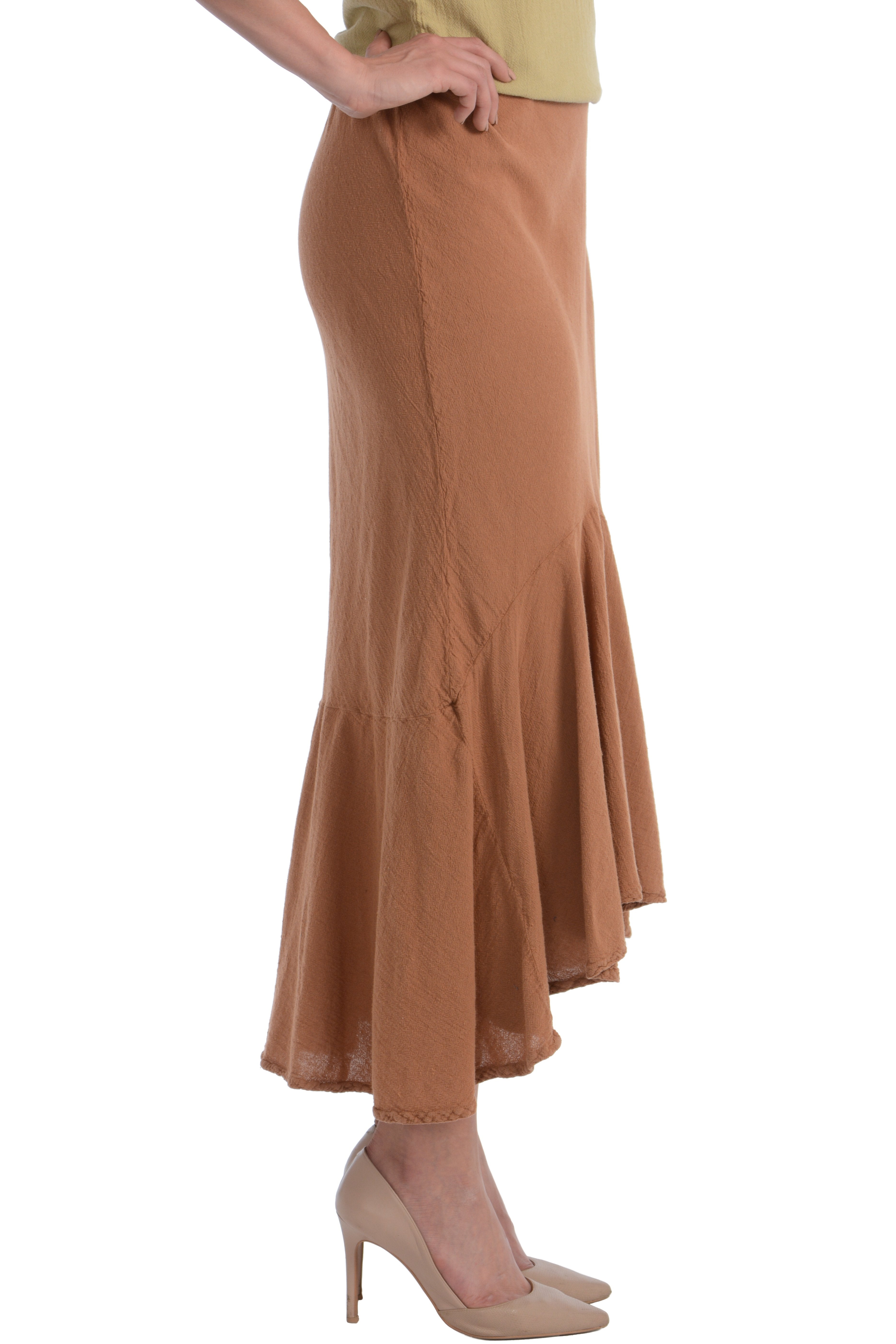 Maria de Guadalajara: Coralia Skirt in Cinnamon | KAQE