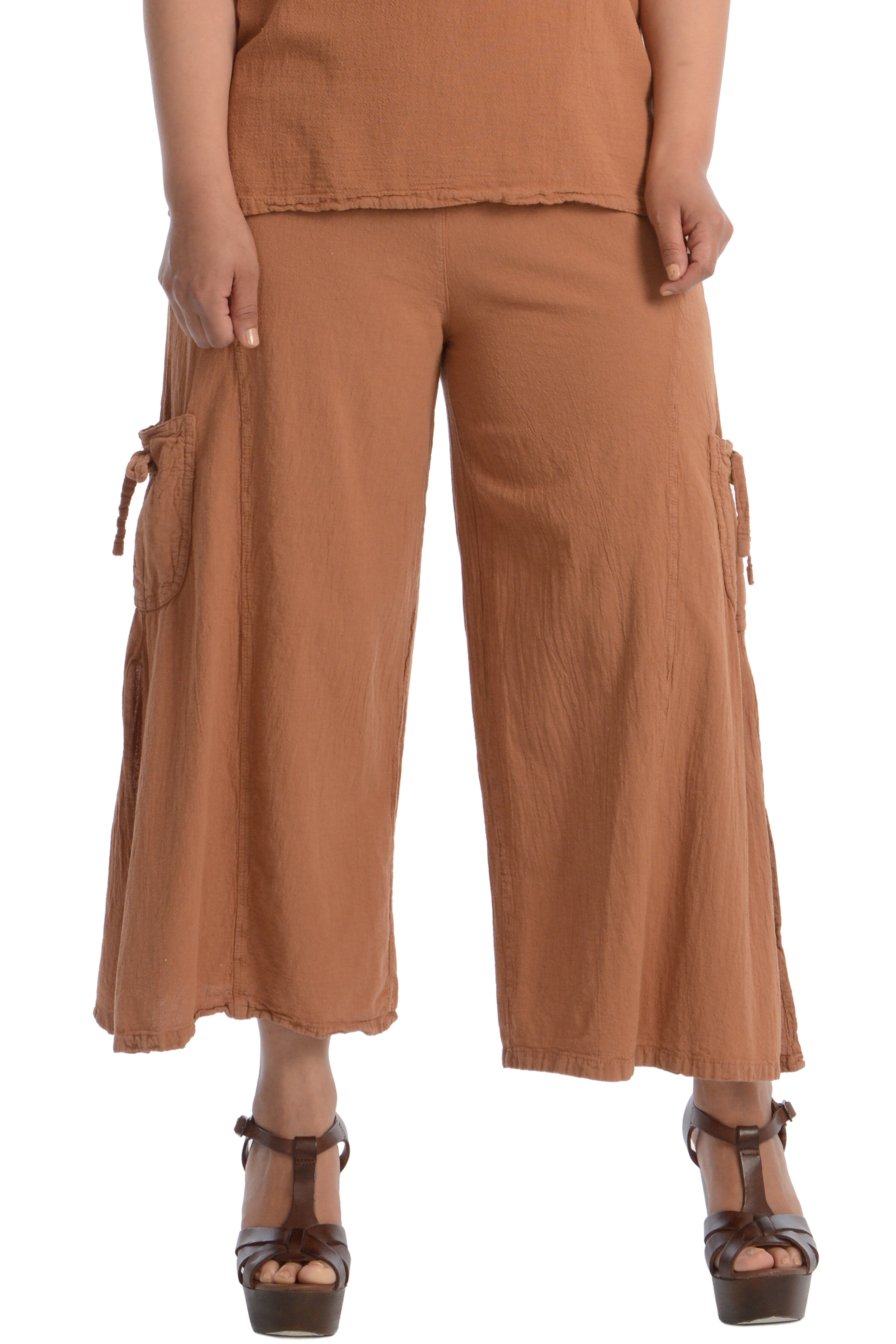 Maria de Guadalajara: Cristal Pants in Cinnamon | KAQE