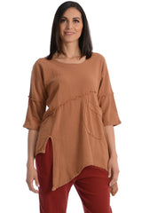 Maria de Guadalajara: Holly Blouse in Cinnamon | KAQE