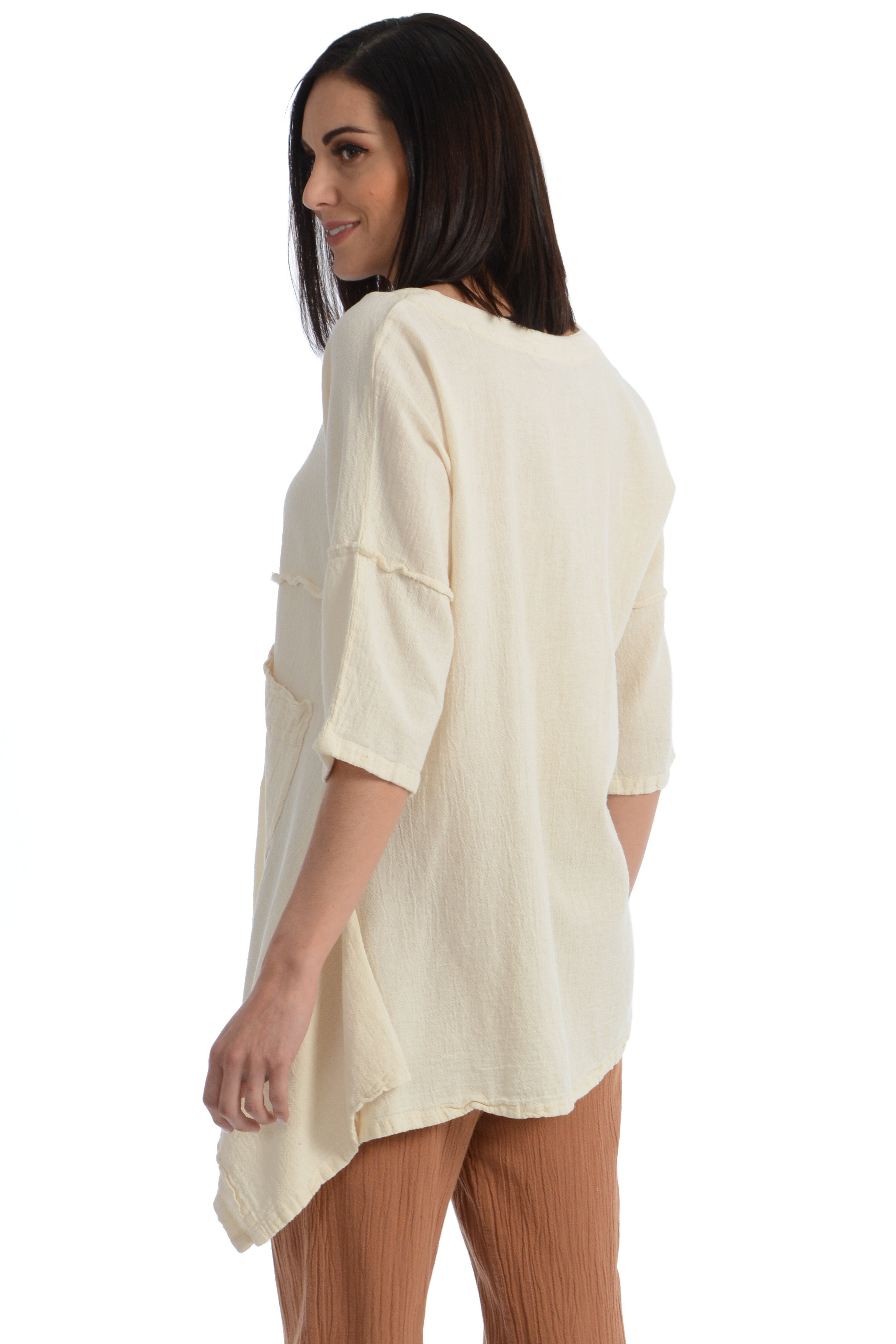 Maria de Guadalajara: Holly Blouse in Pearl | KAQE