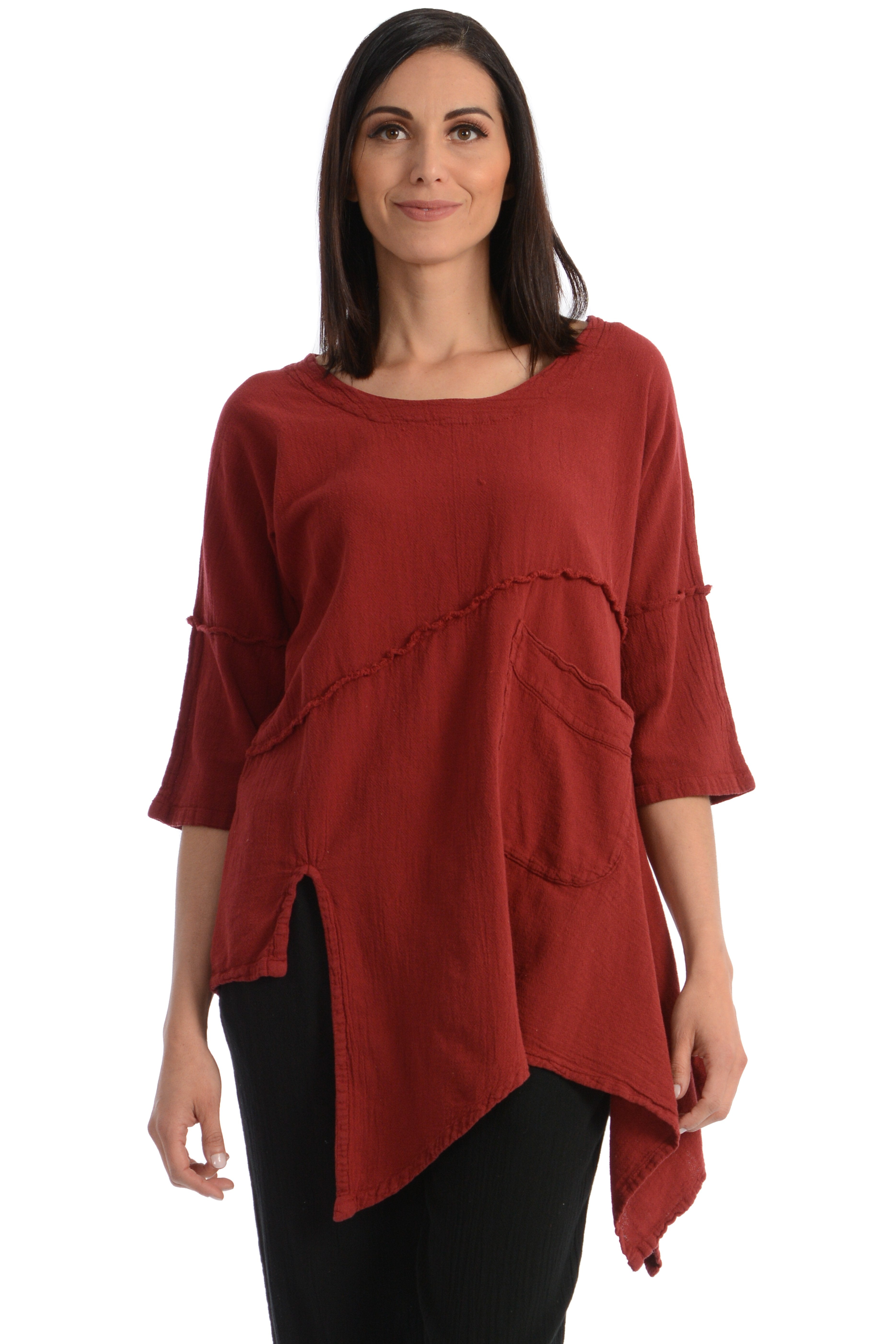 Maria de Guadalajara: Holly Blouse in Shedron | KAQE