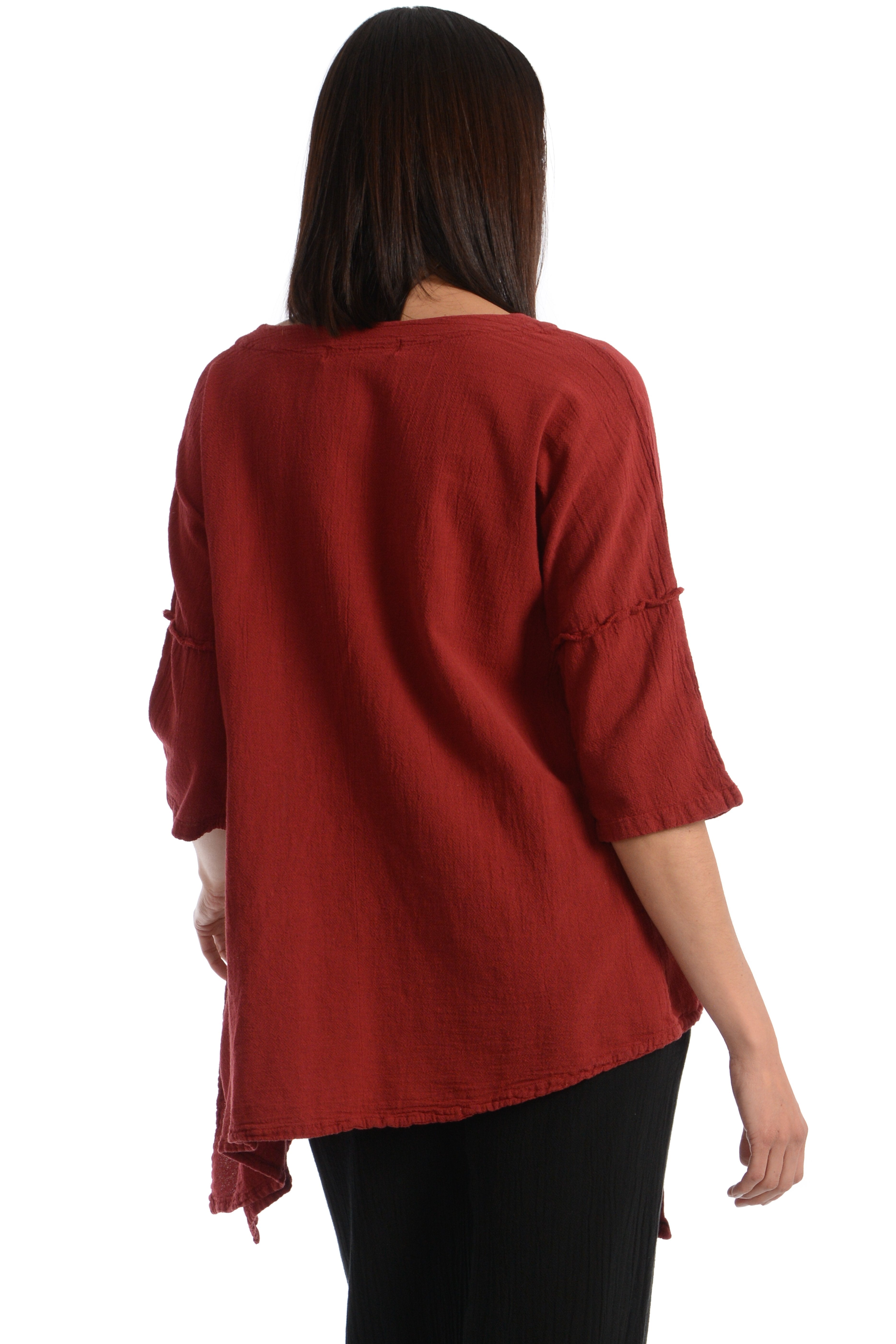 Maria de Guadalajara: Holly Blouse in Shedron | KAQE