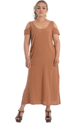 Maria de Guadalajara: Marina Dress in Cinnamon | KAQE