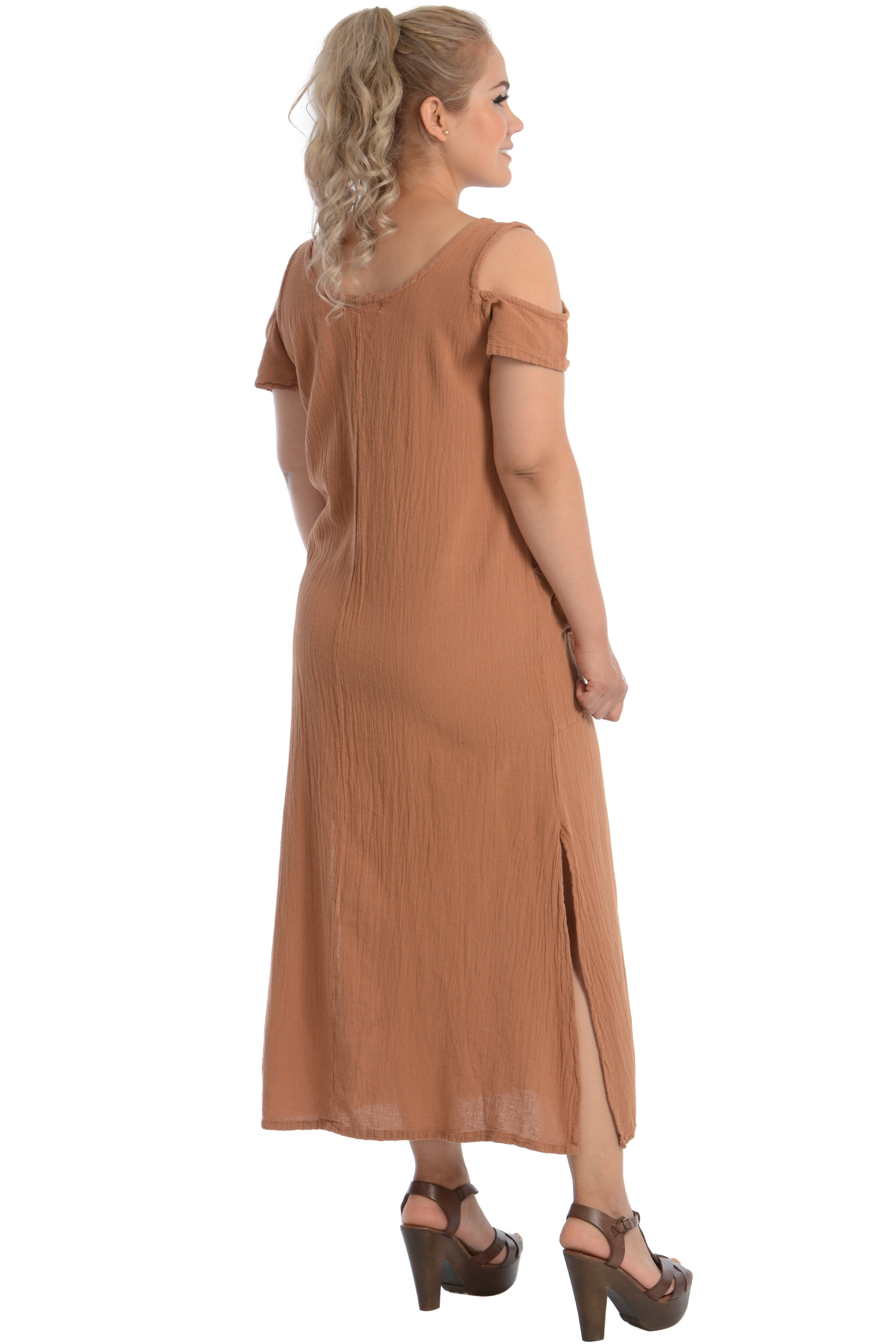 Maria de Guadalajara: Marina Dress in Cinnamon | KAQE