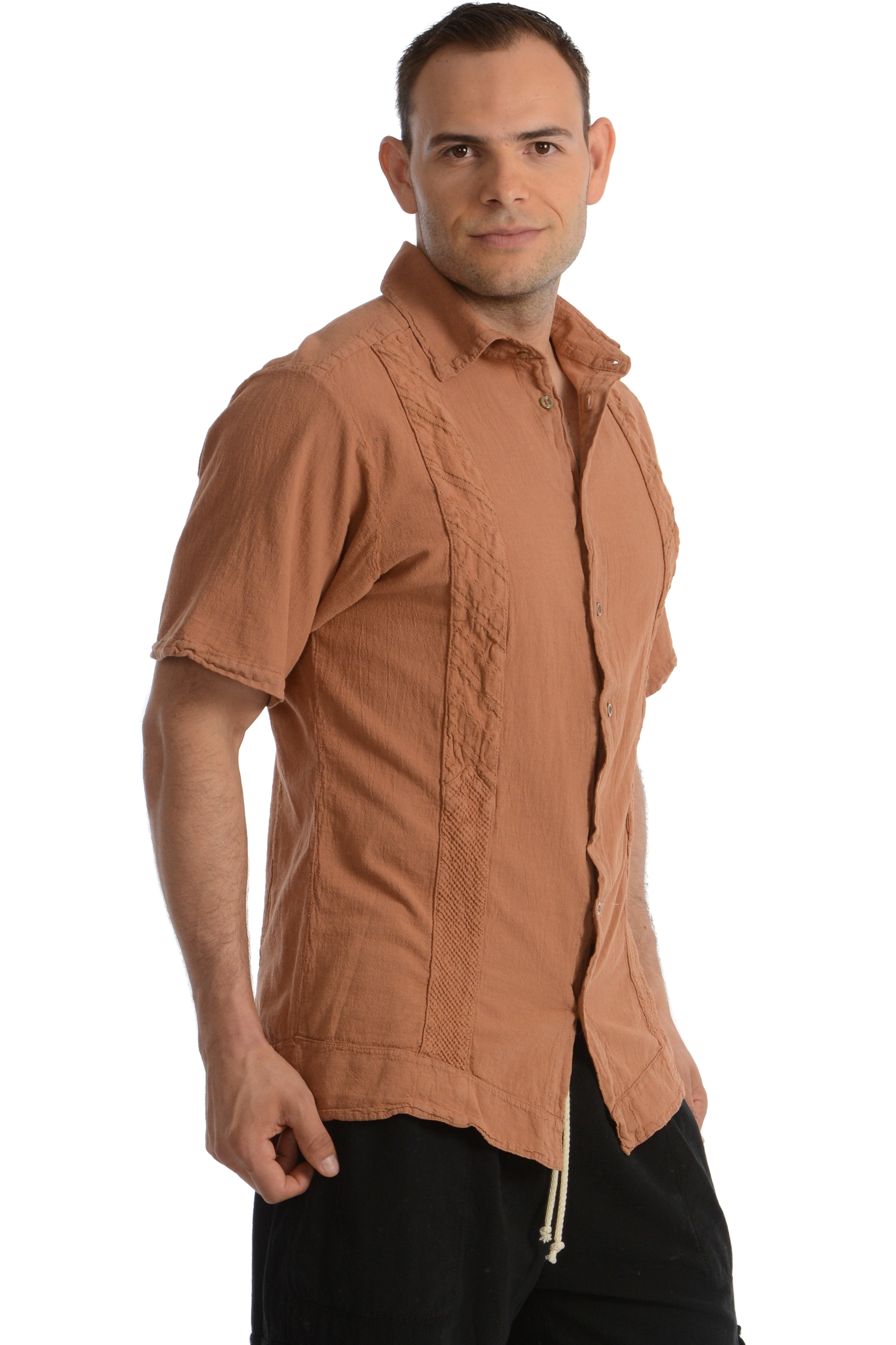 Maria de Guadalajara: Mele Shirt in Cinnamon | KAQE