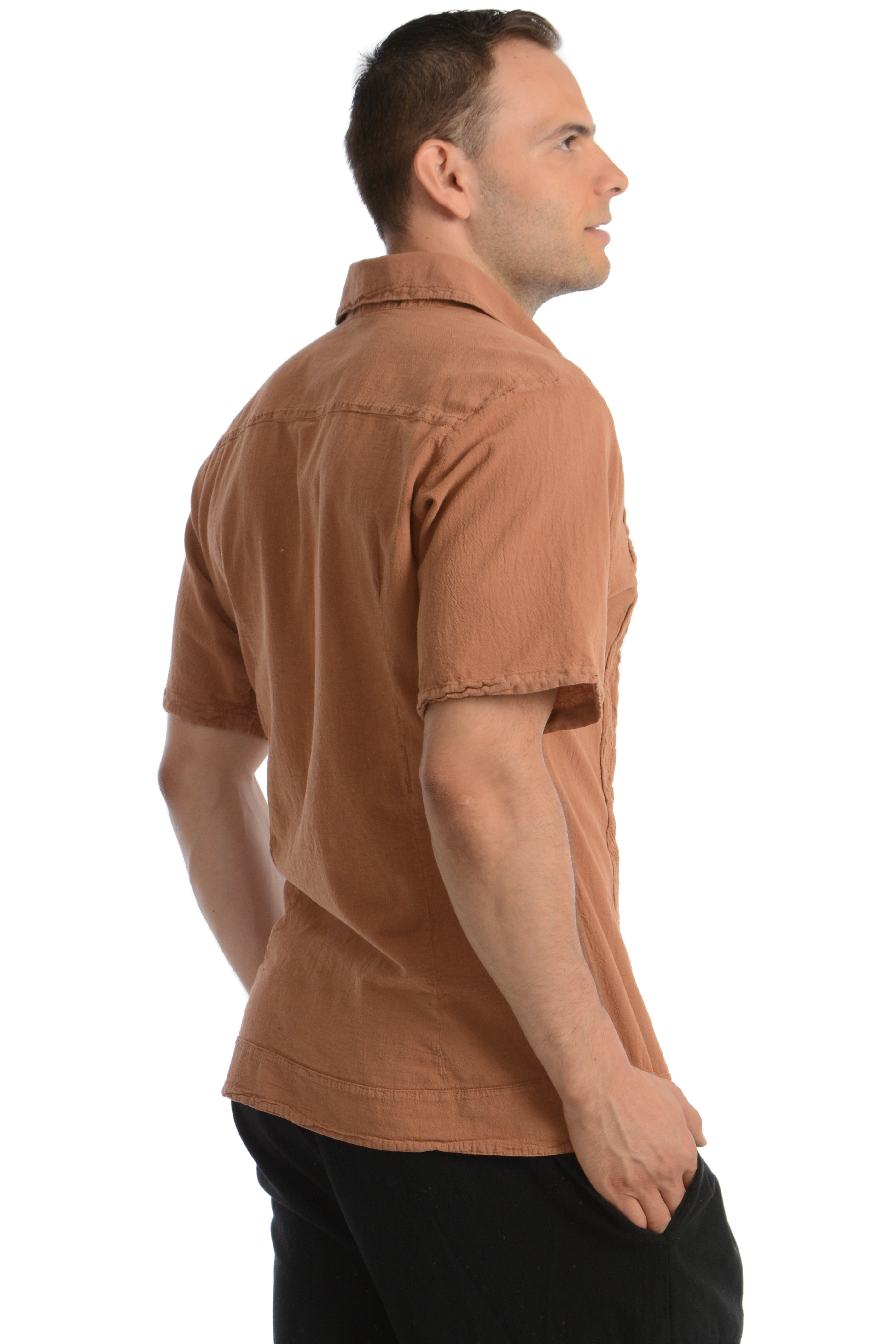 Maria de Guadalajara: Mele Shirt in Cinnamon | KAQE