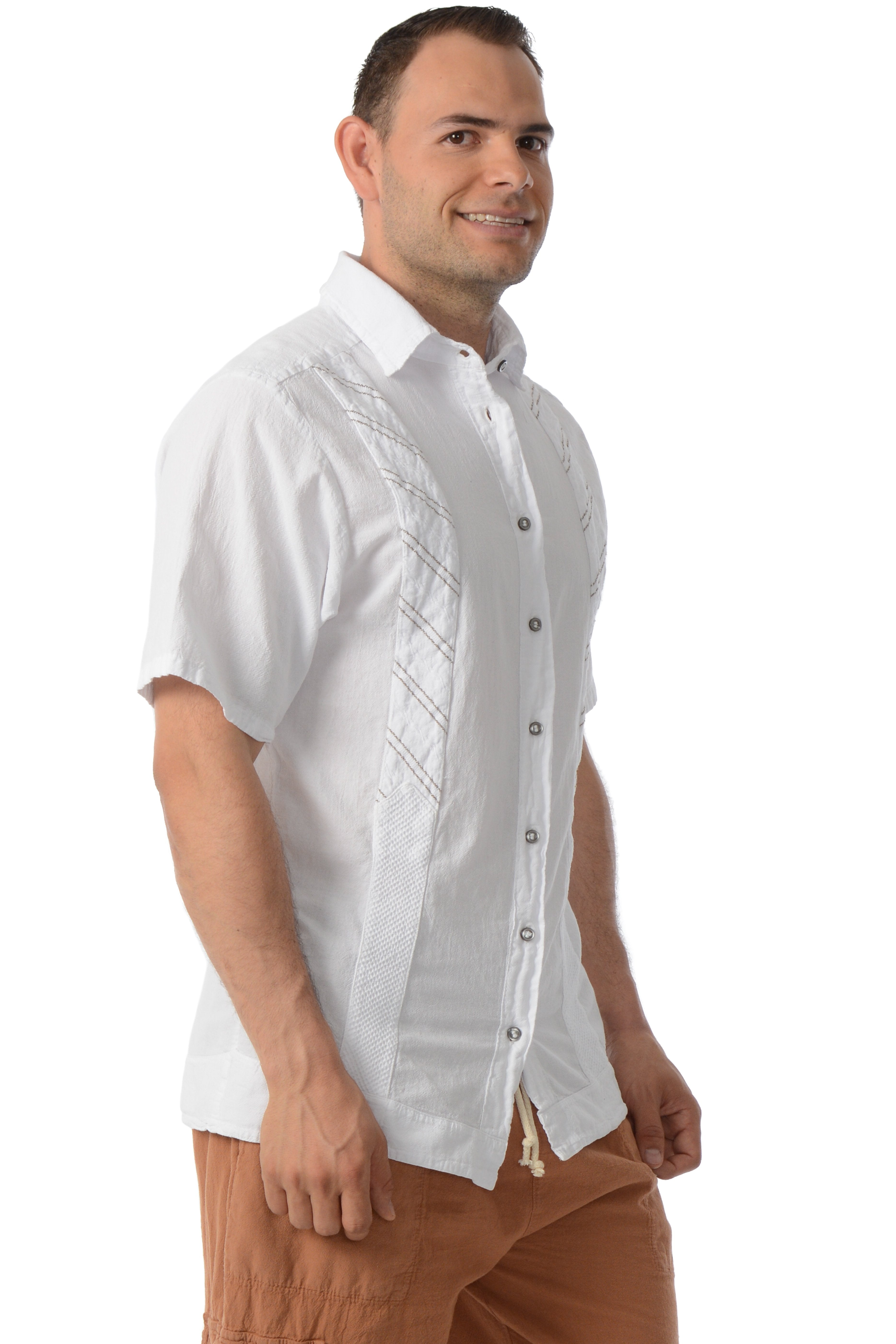 Maria de Guadalajara: Mele Shirt in White | KAQE