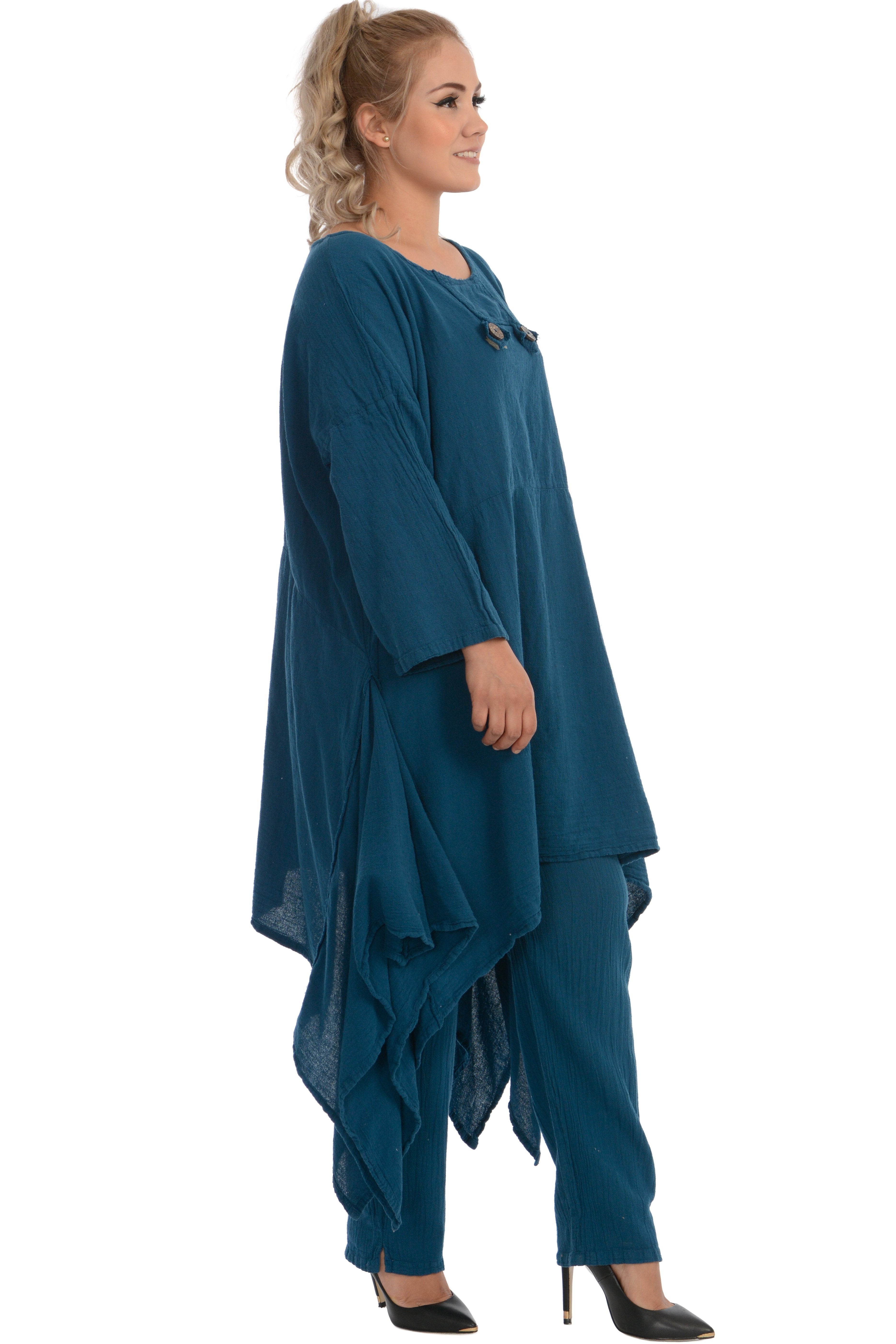 Maria de Guadalajara: Midas Tunic in Indigo Blue | KAQE