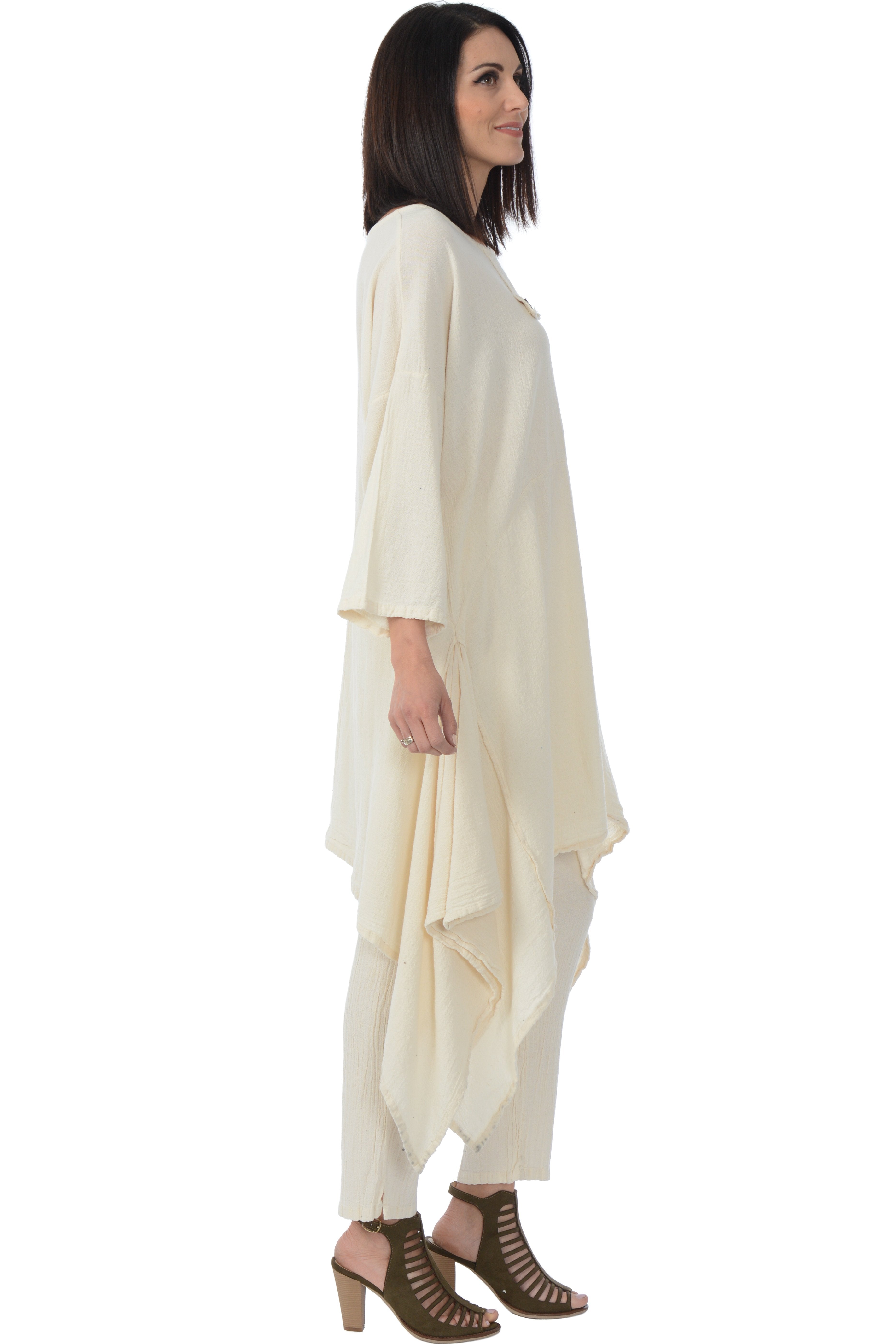 Maria de Guadalajara: Midas Tunic in Pearl | KAQE