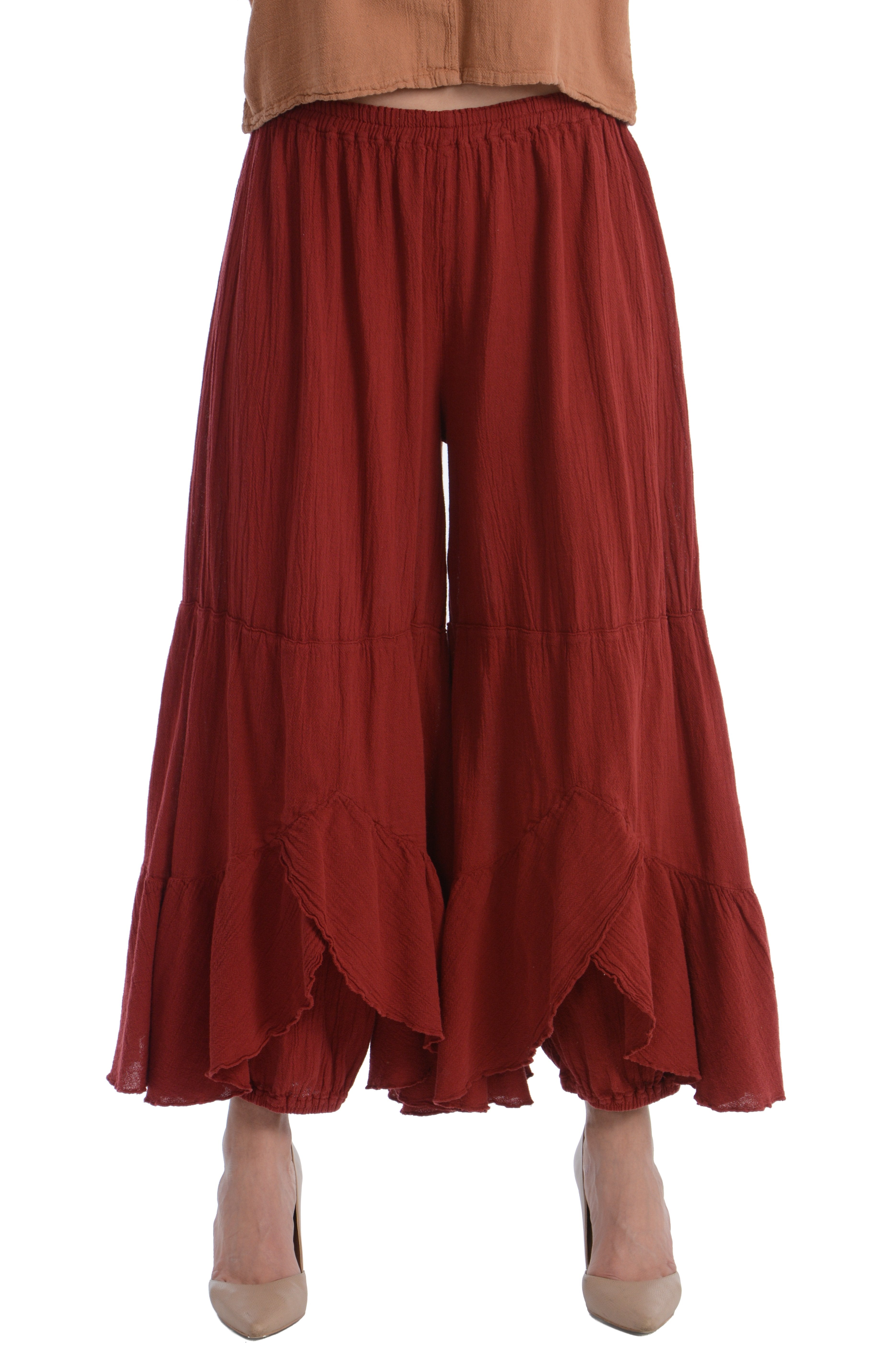 Maria de Guadalajara: Olas Pants in Shedron | KAQE