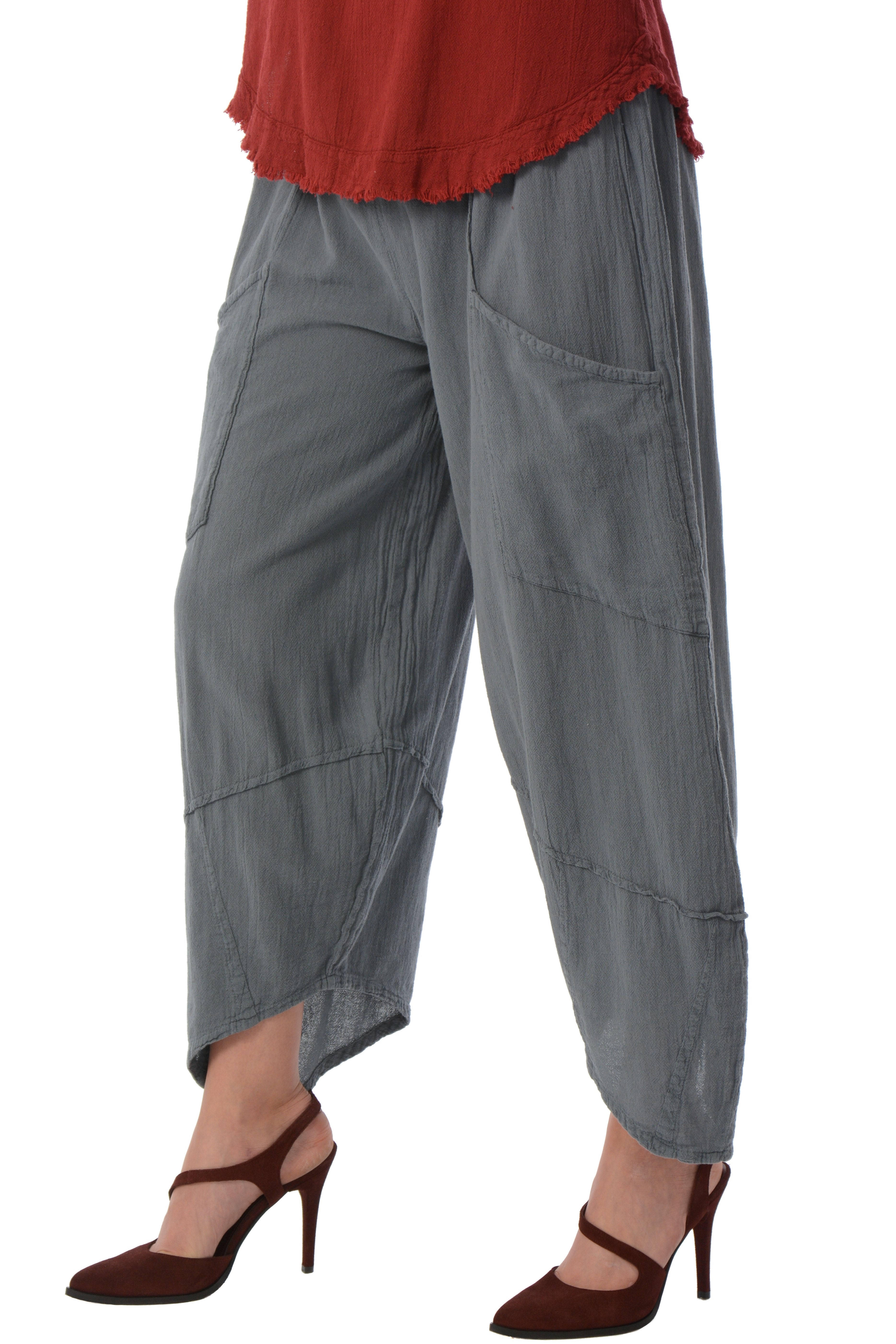 Maria de Guadalajara: Persia Pants in Gray | KAQE