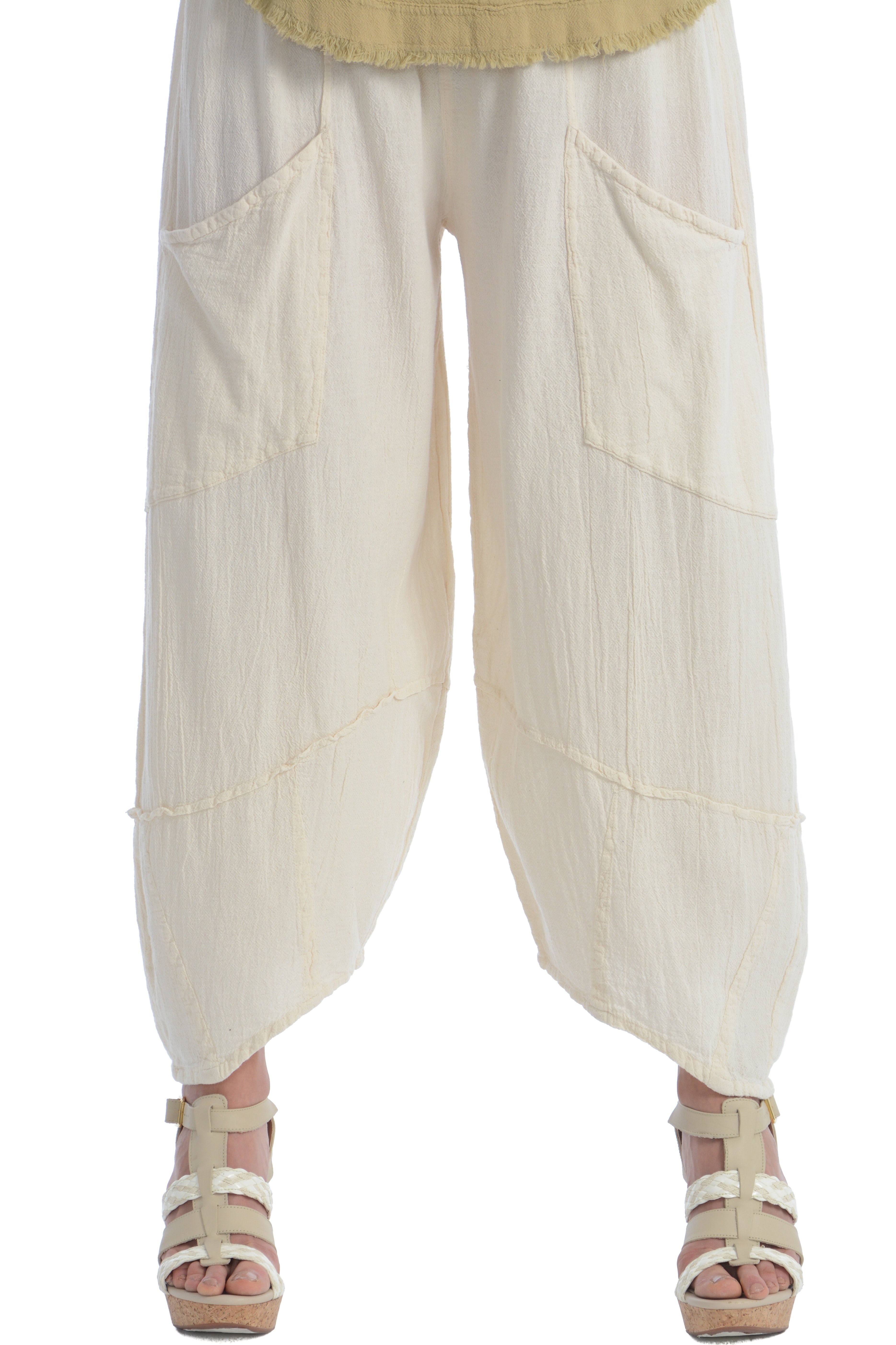 Maria de Guadalajara: Persia Pants in Pearl | KAQE