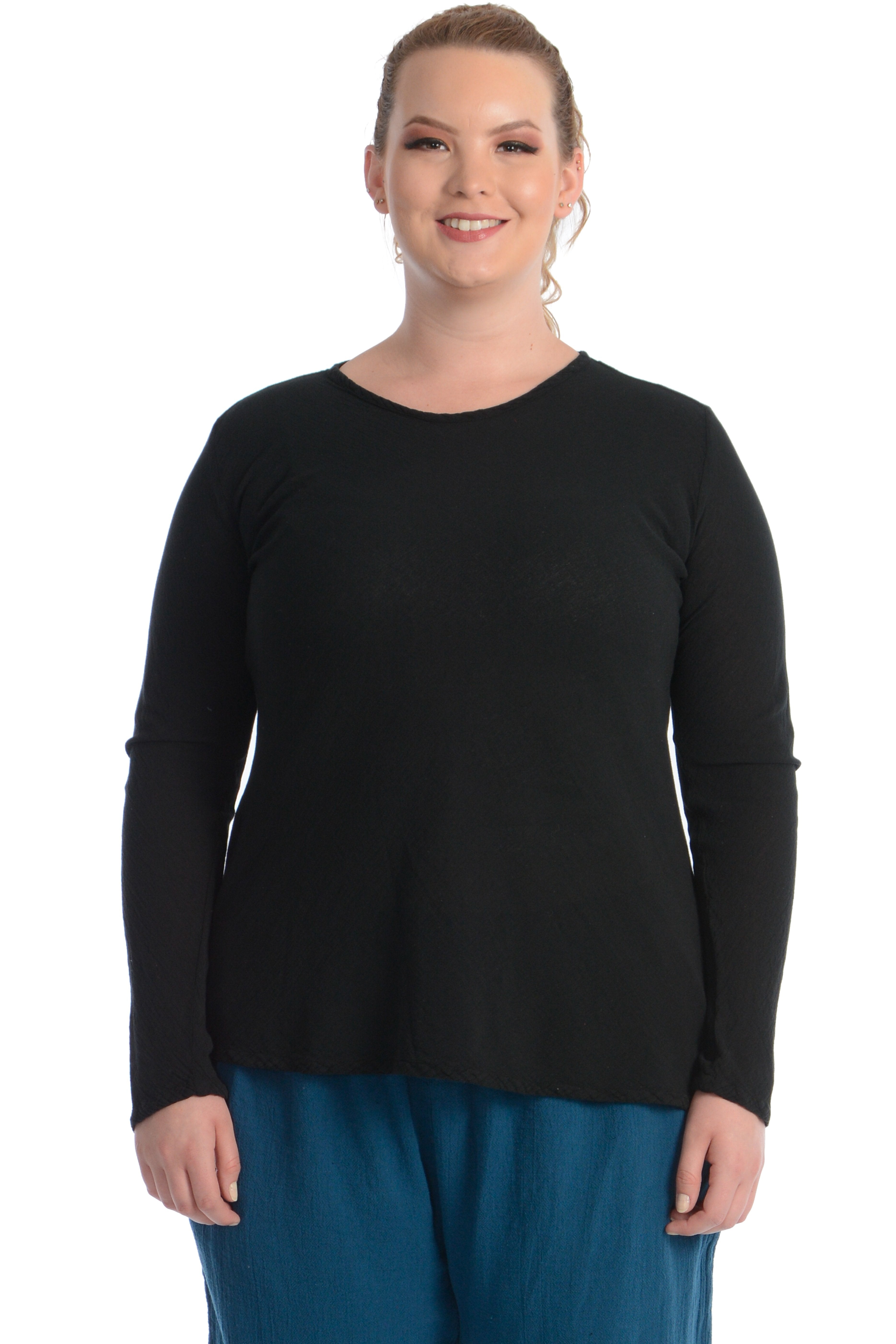 Maria de Guadalajara: Reef Blouse in Black | KAQE