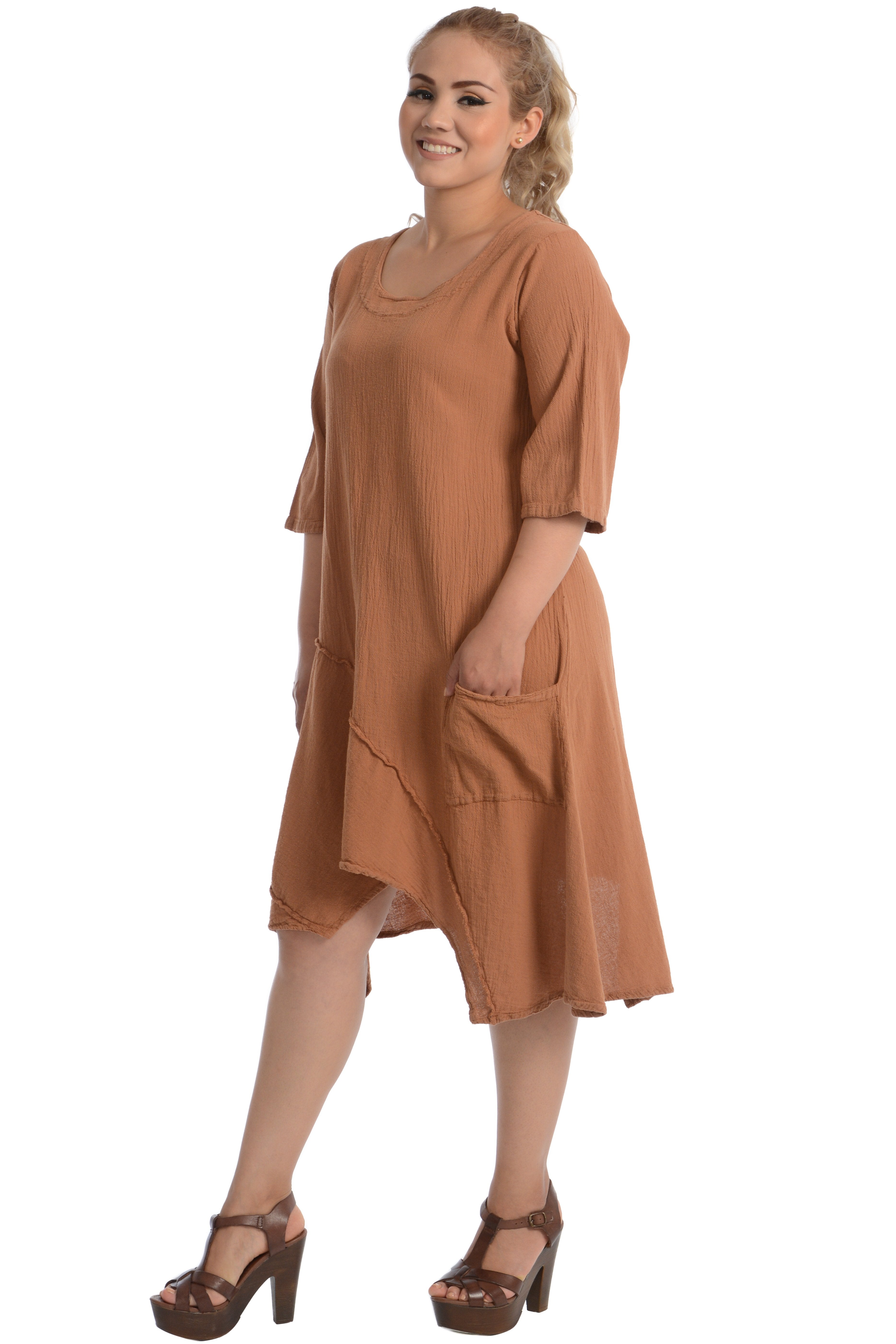 Maria de Guadalajara: Tango Dress in Cinnamon | KAQE