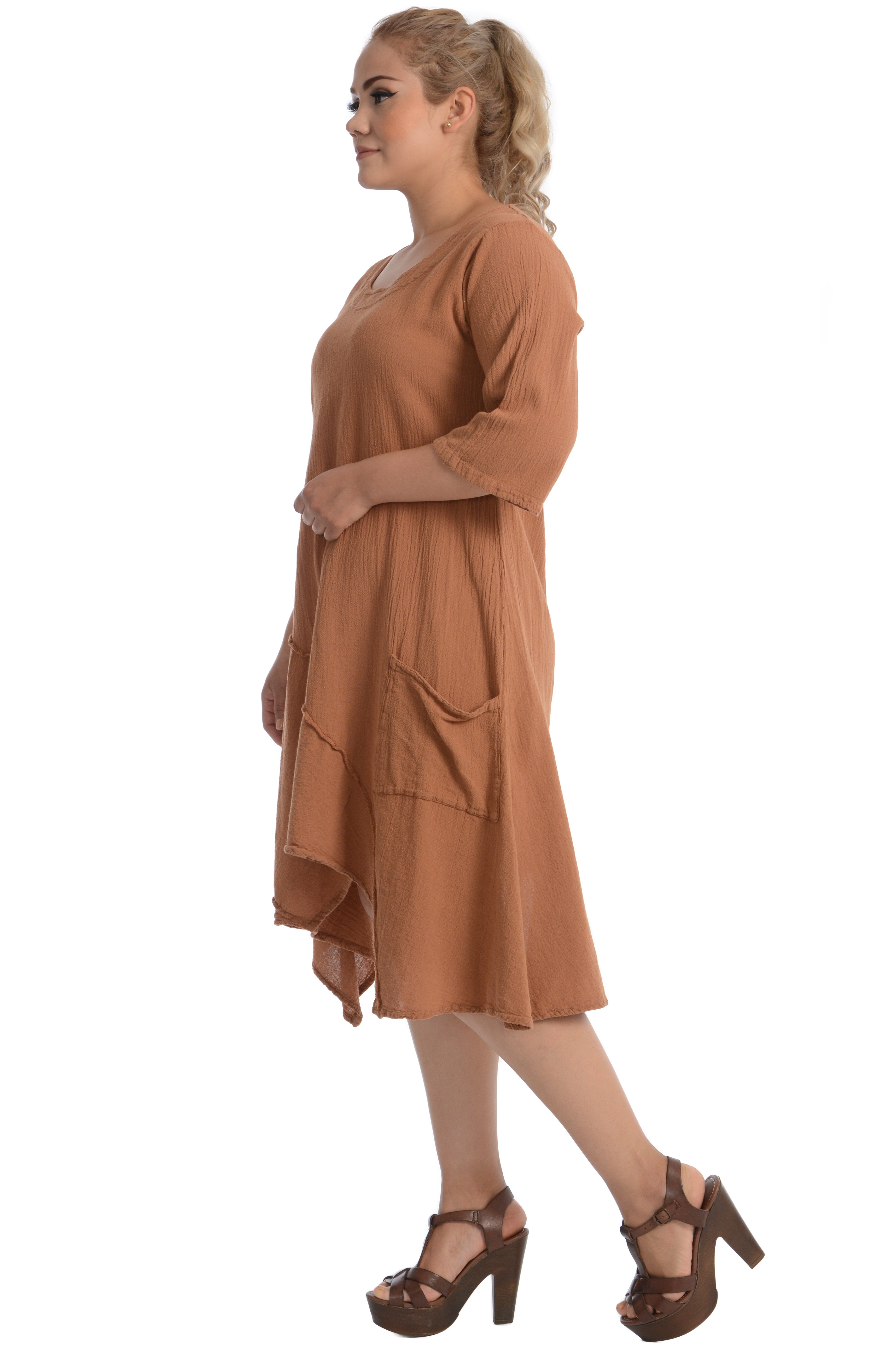 Maria de Guadalajara: Tango Dress in Cinnamon | KAQE